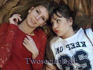 Twosociablegir